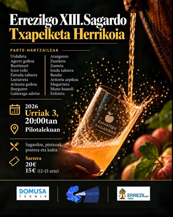 Txapelketa: Errezilgo XIII. Sagardo Txapelketa Herrikoia