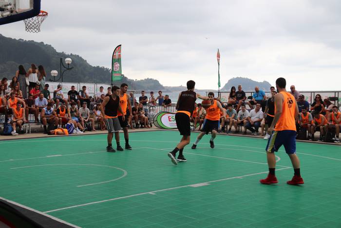 Eguraldia lagun, "arrakastatsua" izan da Saski Basque 3x3 txapelketa