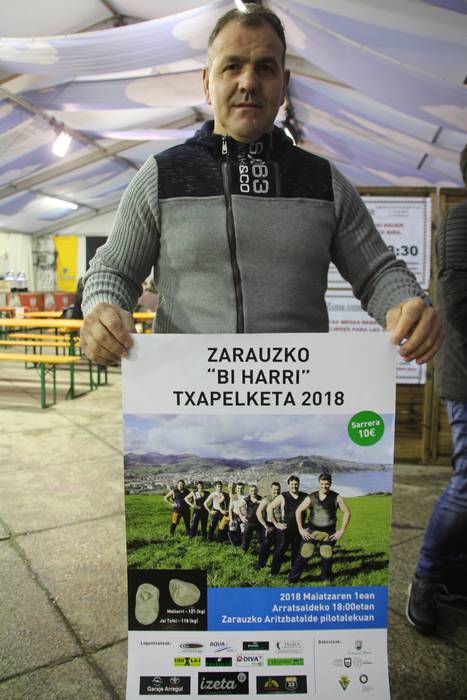 Maitzaren 1ean egingo dute Zarauzko Bi Harri Txapelketa
