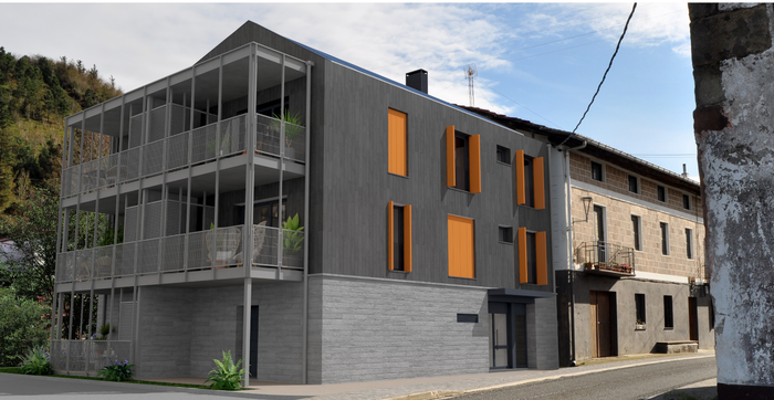 Udal sustapeneko bost etxebizitza egingo ditu Aia Lantzenek Santio Errekan