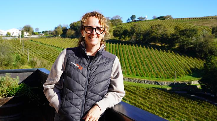 Itziar Eizagirre: "Udaberria eta uda onak ez badira, mahastian nabaritzen da"