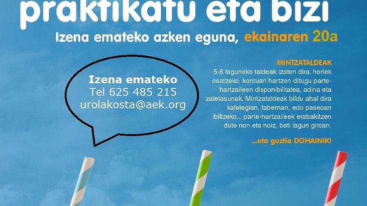 Mintzalagunaren bidez, udan euskara praktikatzeko aukera