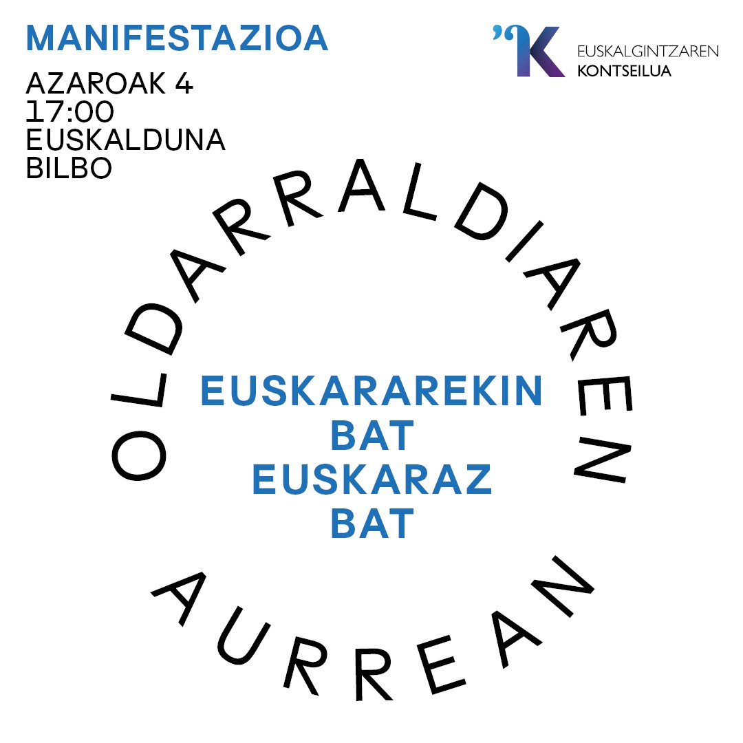 Zirikaren deia Kontseiluak antolatutako manifestazioan parte hartzeko