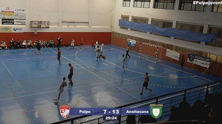 ZUZENEAN: Pulpo-Anaitasuna eskubaloi partida