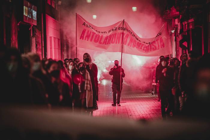 "Eskubide politiko eta zibilen defentsan" mobilizatu dira Azpeitian eta Zarautzen