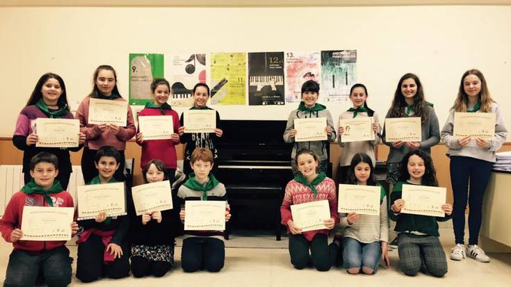 Imanol Urbieta Musika Eskolakoak Andoaingo Piano Jaialdian izan dira