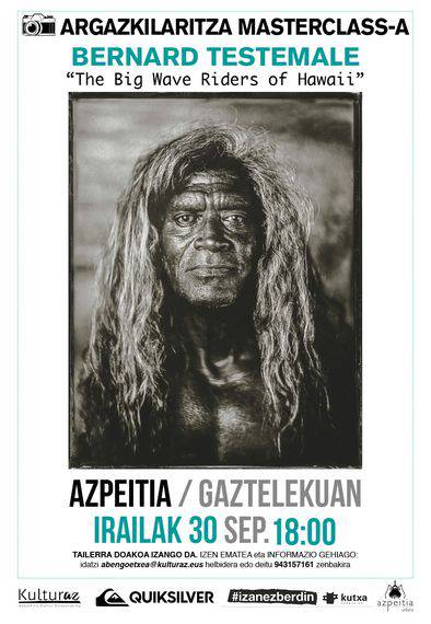 Bernard Testemale argazkilari profesionalak ikastaroa emango du Azpeitian