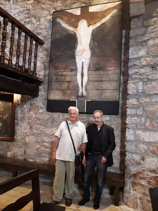 Alfredo Bikondoaren ‘Entre el cielo y la tierra una eternidad’ obra Zumaiako San Telmo ermitan egongo da