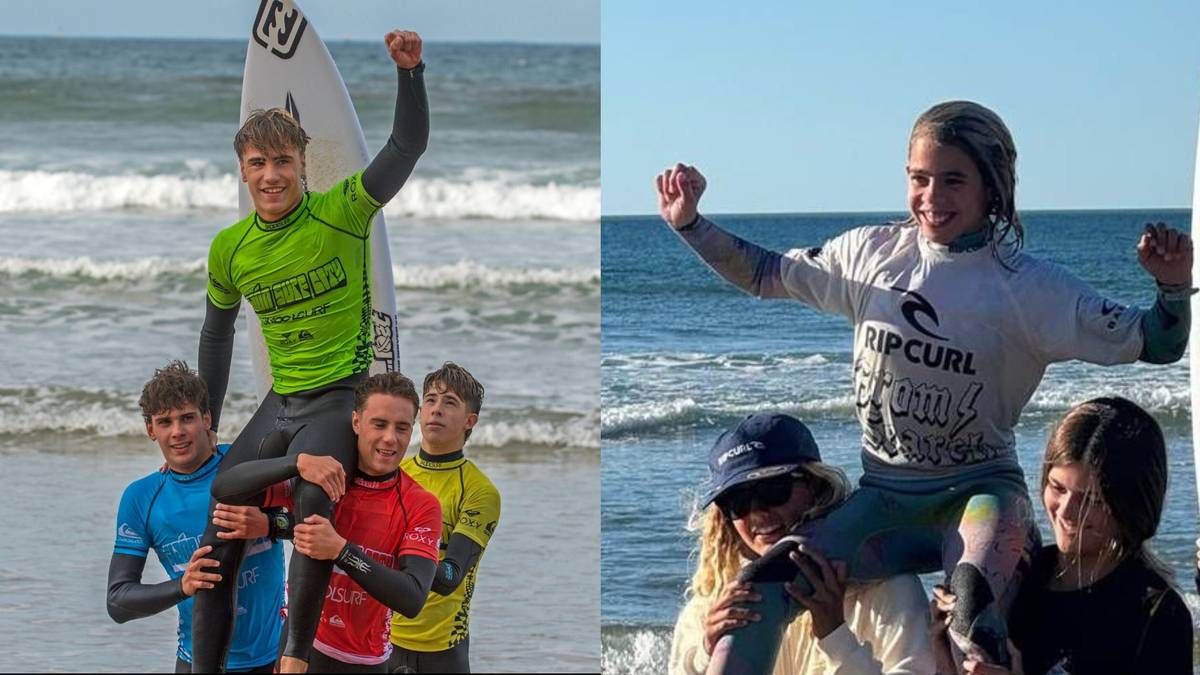 Junior mailako Munduko Surf Txapelketa jokatuko dute Oxel Oregik eta Nahia Calderonek