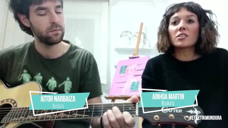 Ainhoa Martin eta Aitor Narbaiza, etxetik mundura