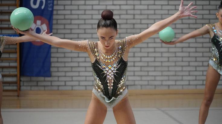 Gipuzkoako gimnasta onenek beren abileziak erakutsi dituzte Elkargunean