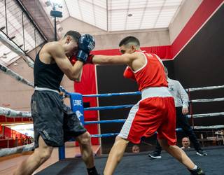 Irudi ikusgarriak utzi ditu boxeo jaialdiak