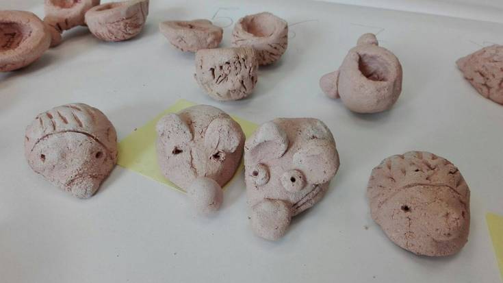 Zeramikazko animalitxoak Alondegian jaso daitezke