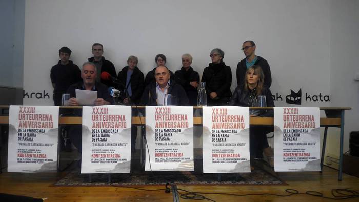 Pasaiako segadaren 33. urteurrenaren harira hainbat egitasmo antolatu dituzte datozen egunetarako