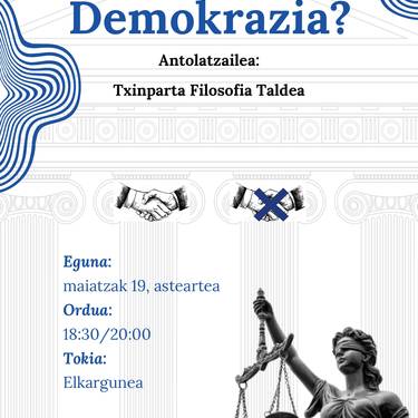Txinparta taldearen saioa: 'Demokrazia?'