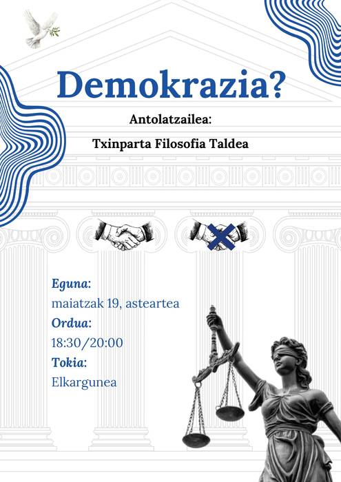 Txinparta taldearen saioa: 'Demokrazia?'