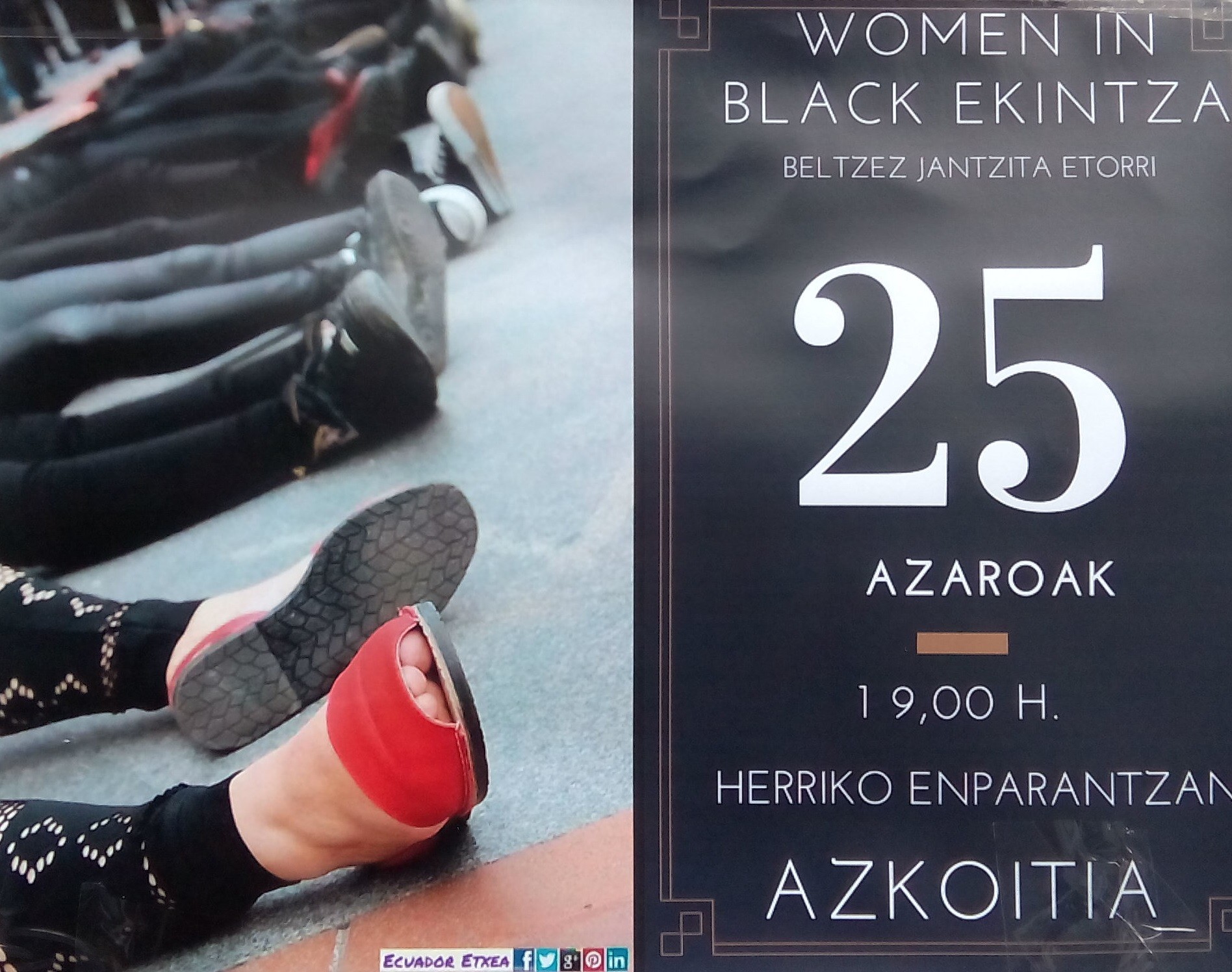 "Women in black" ekintza antolatu dute azaroaren 25erako