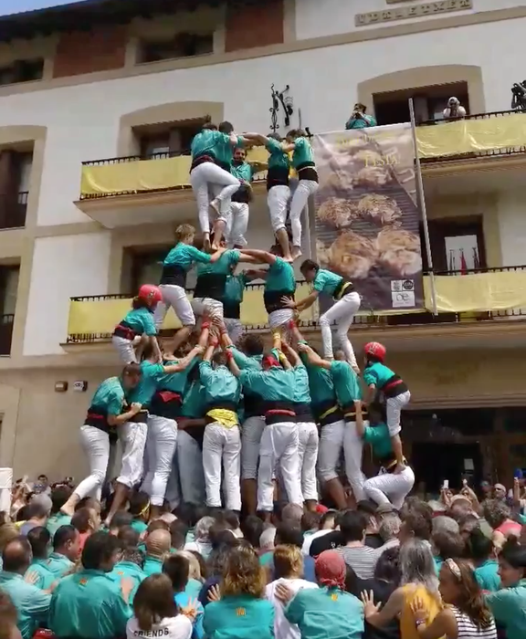 Castellers de Vilafranca taldearen emanaldia
