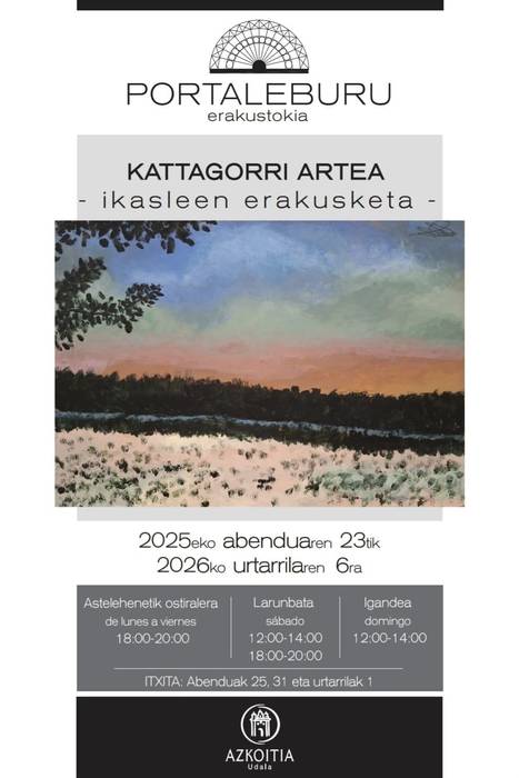 Kattagorri Artearen erakusketa