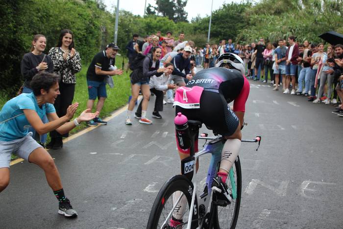 Guillem Montiel eta Alanis Siffert, Zarauzko Triatloiko txapeldunak