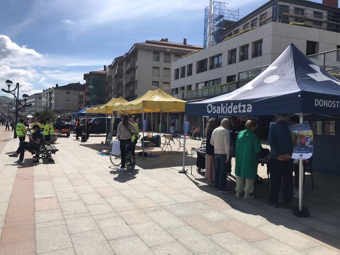 Prebentziorako eta lehen sorospenerako teknikak erakutsi dituzte malekoian