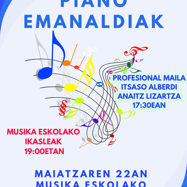 Musika Lagun: piano emanaldiak