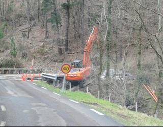 Aizarnako GI-3730 errepidearen zati bat itxiko dute asteartean eta asteazkenean, lanak tarteko