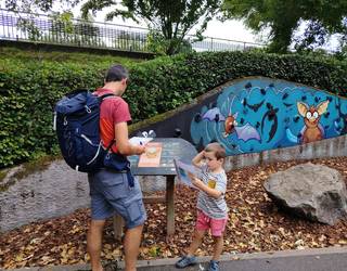 Biodibertsitatea ezagutzeko ginkana egin dute Ekoetxean