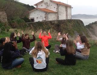 Zumaiako Herri Eskolan ere 'Euskara gara!'