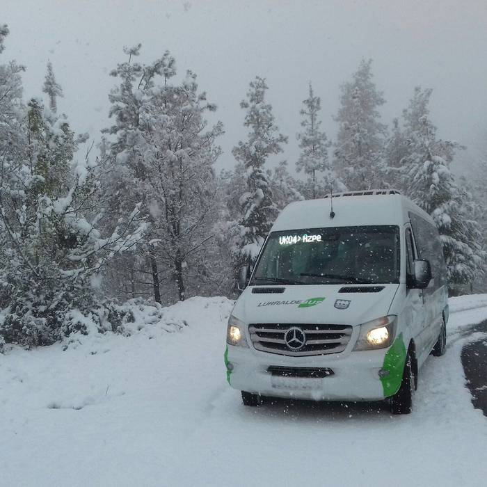14:00etatik aurrera, Lurraldebusen autobus zerbitzu guztiak martxan izango dira