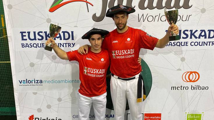 Hondarribiko Grand Slamean garaipena eskuratu dute Lopezek eta Arbek