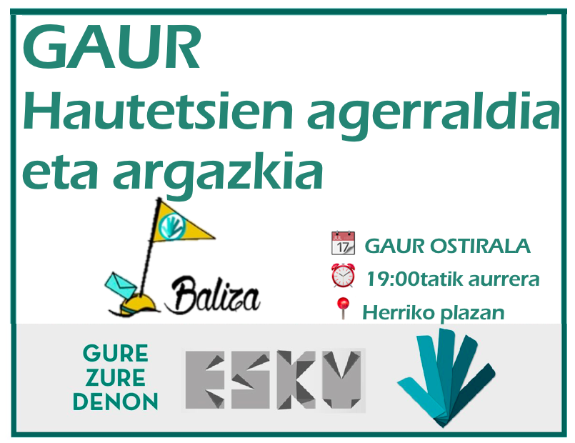Hautetsien agerraldia eta argazkia