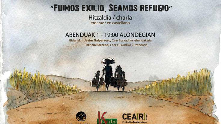 ‘Fuimos exilio, seamos refugio’ hitzaldia, bihar, Alondegian