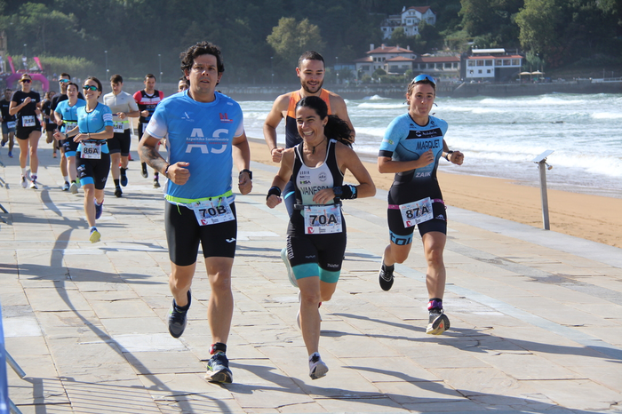 Azkoitriko ordezkariak, Zarauzko duatloi misto herrikoian