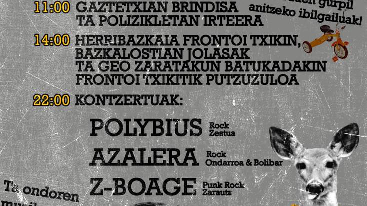 Gazte Eguneko bazkarirako txartelak salgai daude dagoeneko