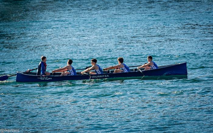 Batel ligako bosgarren jardunaldia jokatuko dute bihar ZAEko arraunlariek