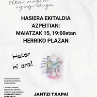 Euskaraldiaren hasiera ekitaldia