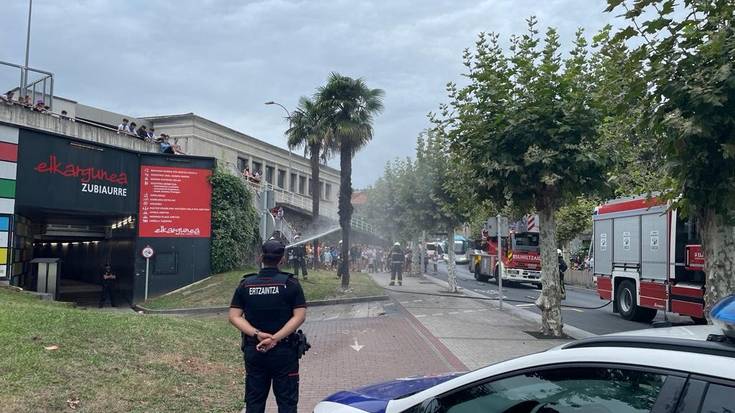 Palmera bati su eman diote Xabier Munibe kalean