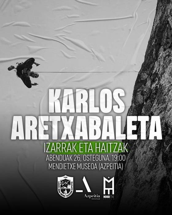 Hitzaldia: 'Izarrak eta haitzak' liburuaren aurkezpena, Karlos Aretxabaletaren eskutik
