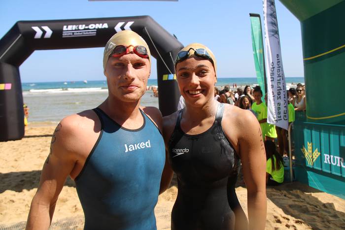 Pol Gil eta Candela Sanchez garaile bigarren egunez Getaria-Zarautzen