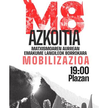 Itaiaren M8ko mobilizazioa