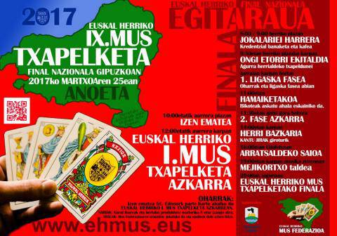 Eskualdeko lau bikote Euskal Herriko IX. Mus Txapelketako final nazionalean izango dira