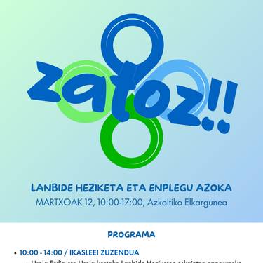 Azoka: Zatoz! Lanbide Heziketa eta enplegu azoka