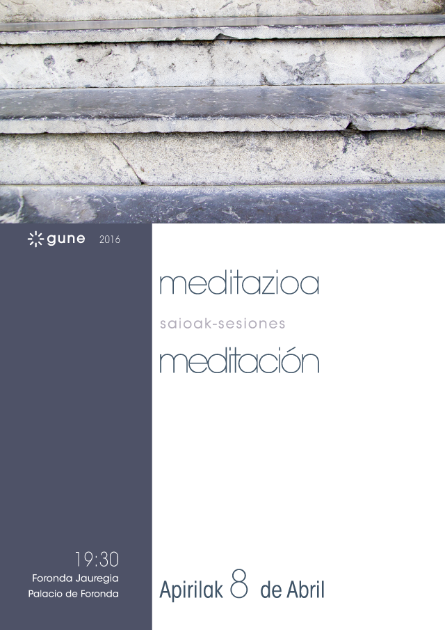 Ostiralean Gune elkartearen meditazio saio berri bat