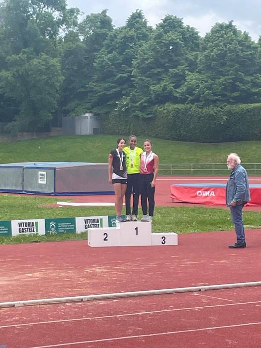 Djiara Ndao txapeldun Euskadiko Atletismo Txapelketan