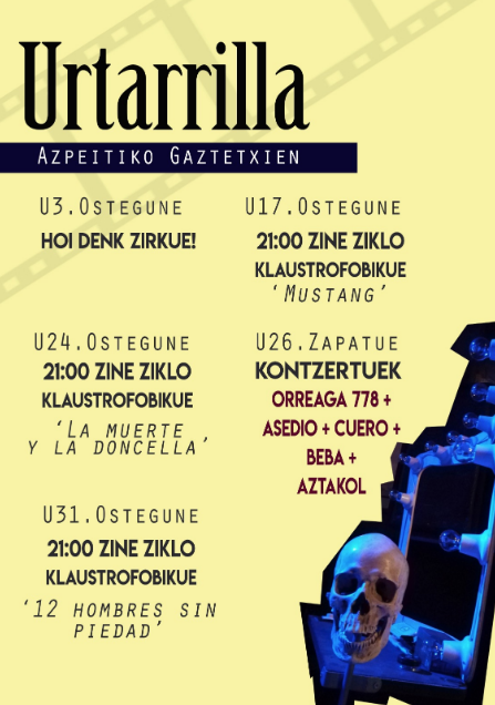 Ekintzaz beteta dator urtarrila Gaztetxera