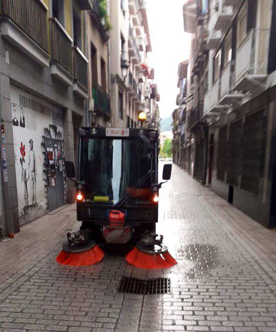 Desinfekzio lanak indartu ditu udalak