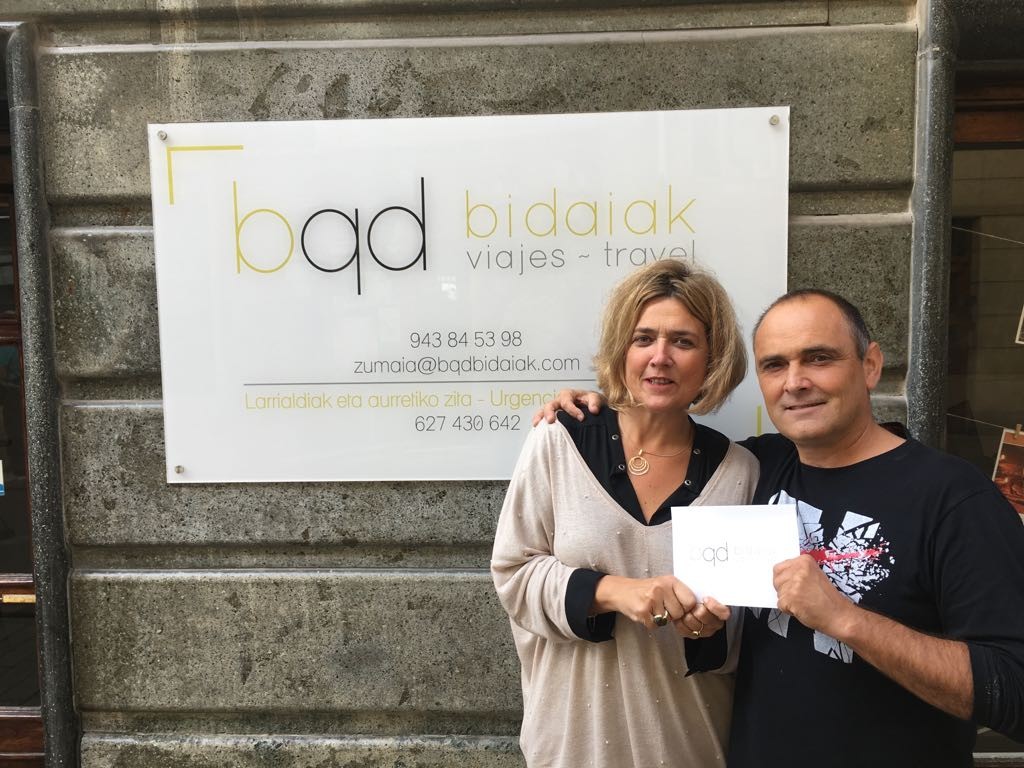 Bqd bidaiak eskainitako saria jaso du Peio Romatetek