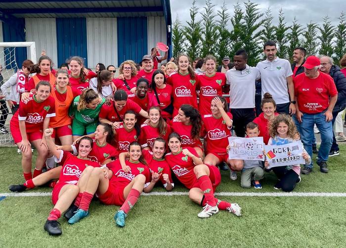 Euskal Ligara igotzea lortu du Zumaiakok