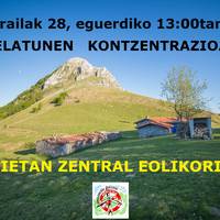 Elkarretaratzea: 'Mendietan zentral eolikorik ez'